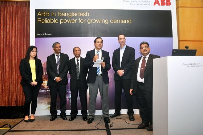 Officials of ABB attend a seminar organised by the leading power and automation company in Dhaka recently. Photo: ABB 