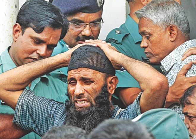 A court in Dhaka in November awarded death to 152 and life imprisonment to 161 for their role in the February 2009 carnage at Pilkhana headquarters of the then BDR. photo: star