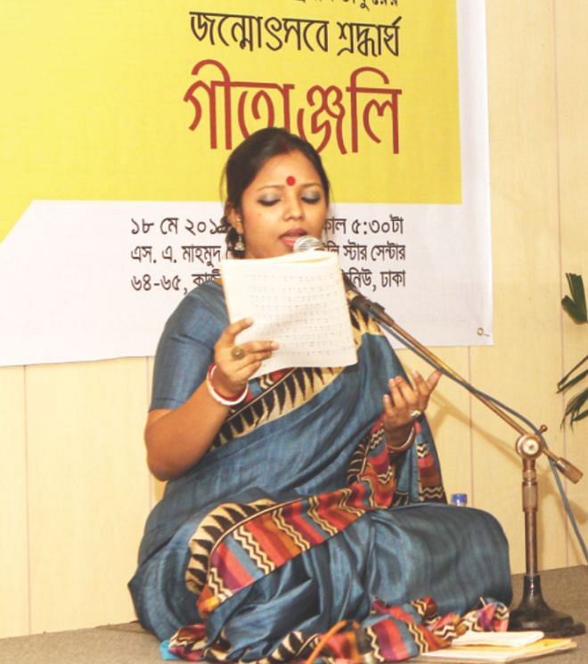 Priyanka Gope performs. Photo: Prabir Das