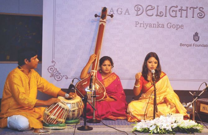 classical music vocalist Priyanka Gope