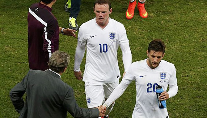 Wayne Rooney needs to play a more central role against Uruguay. Photo: Reuters