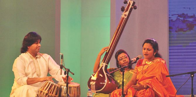 Ruchira Kedar gives a moving performance. Photo: Ridwan Adid Rupon