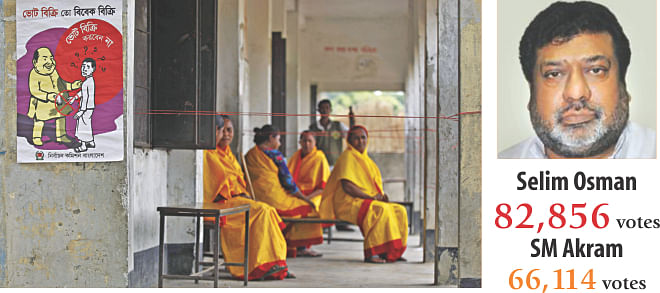 A polling station at Narayanganj-5 constituency. Photo: Star