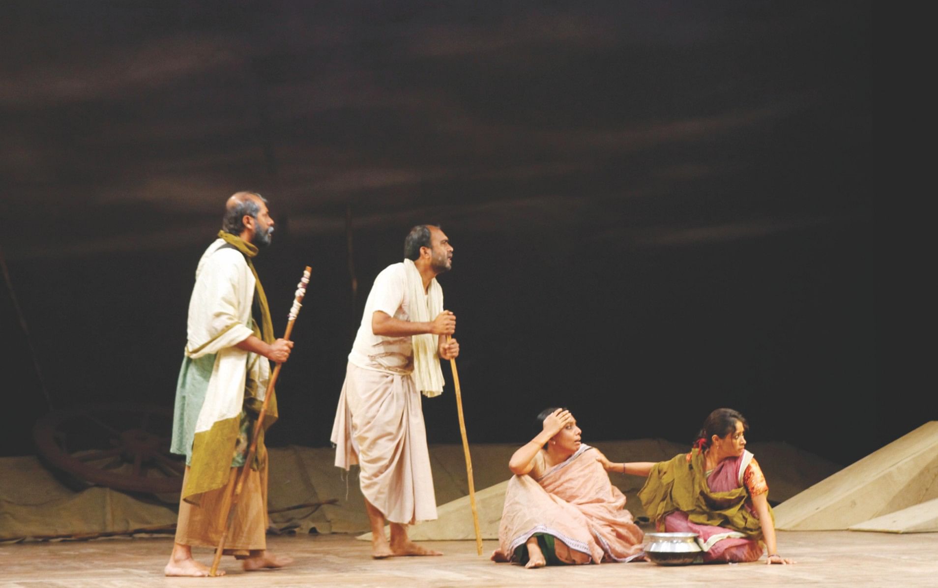 Dhaka district's repertory production for the festival, “Badh”, was premiered recently. The play will be staged on the closing day of the festival. 