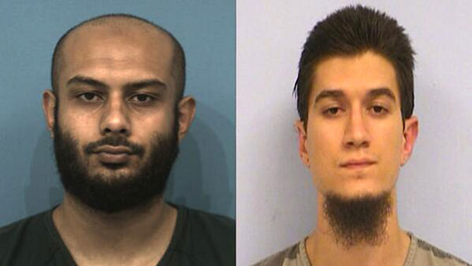 Rahatul Ashikim Khan and Michael Todd Wolfe. Photo: Austin Police Department