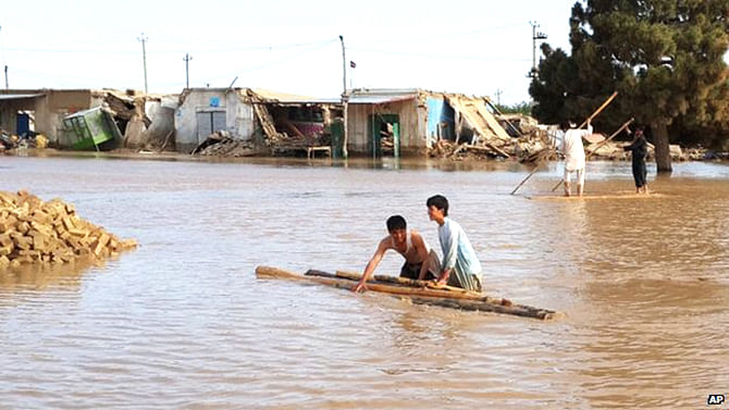 Northern Afghanistan has been hit by flooding for much of this year. Photo: AP