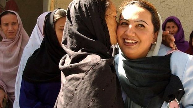 Shukria Barakzai, pictured here in 2005, was lightly injured in the attack