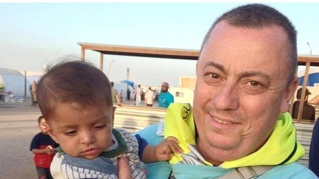 Alan Henning spoke of the suffering of the Syrian people before being captured in the country. Photo: taken from BBC