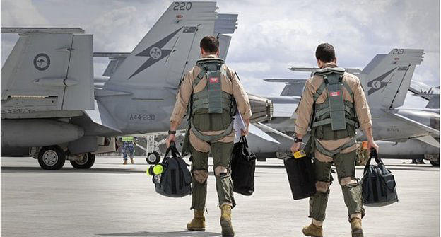Australia has sent six war planes and 600 military personnel to the Middle East. Photo: BBC 