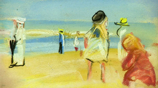 A beach scene by German impressionist Max Liebermann. Photo: BBC