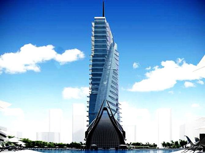 The White Sails Hospital and Spa is to be built in the new Tunisia Economic City. Photo: The Independent