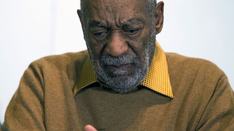 Bill Cosby at a news conference last week about an exhibit at the Smithsonian's National Museum of African Art that features a collection from him and his wife, Camille. Photo: AP