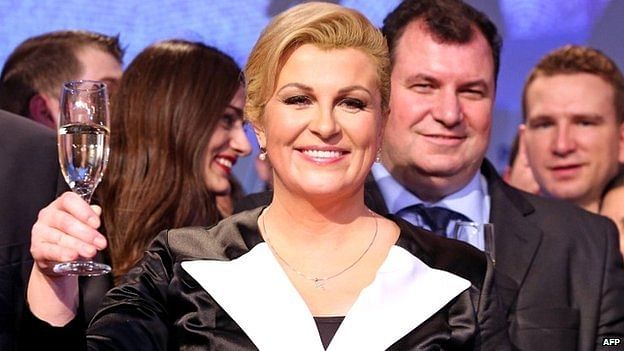 Kolinda Grabar-Kitarovic is a former foreign minister and member of the centre-right opposition HDZ party