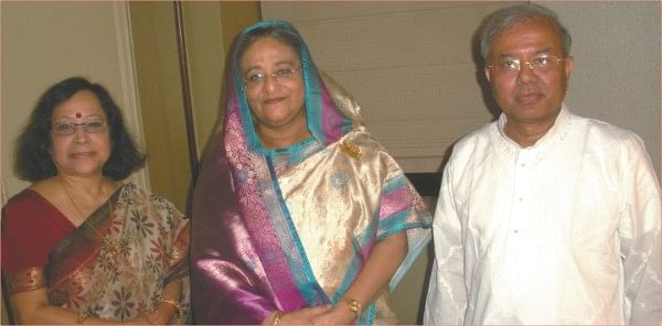  Dr. Nuran Nabi and Dr. Zeenat Nabi with Prime Minister Shiekh Hasina, 2010