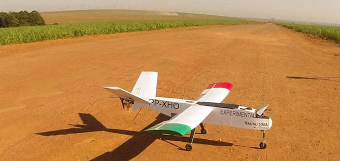 The drone to be used in the project has a wingspan of about 3m. Photo taken from BBC website.