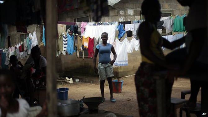 Ebola has spread quickly in the affected countries, partly because many lack running water. Photo: BBC/AP