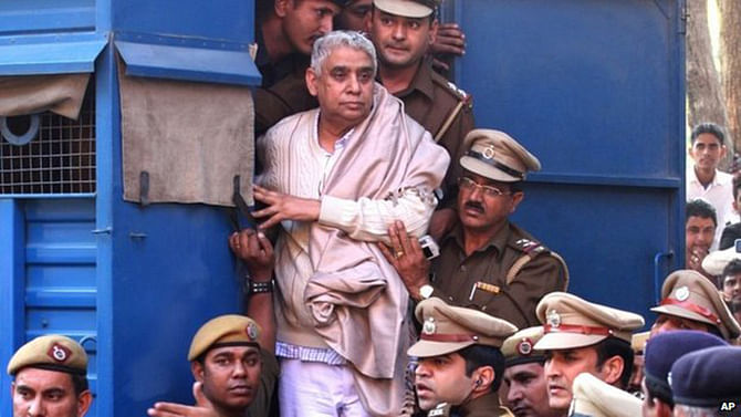 Rampal was arrested late Wednesday night and produced in court on Thursday. Photo: AP