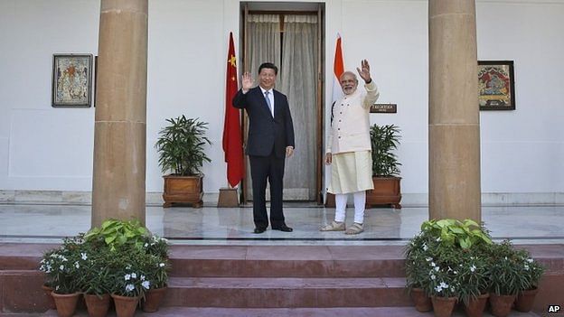 Chinese President Xi Jinping visited India in September. Photo: AP/BBC