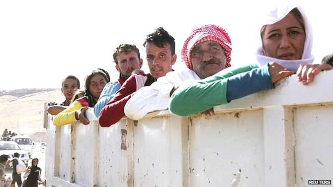 Thousands of people have been displaced by the Sunni militants' advance in northern Iraq. Photo: Reuters