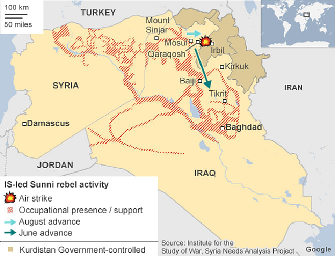 Struggle for Iraq: In maps