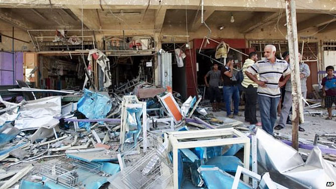 Dozens were killed in an earlier series of blasts in Baghdad at the weekend. Photo: AP