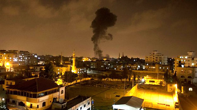 Israel said the air strikes against Gaza are in response to rocket attacks.