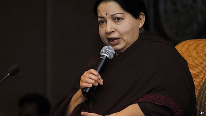 Jayalalitha has been a prominent figure for years, acquiring a reputation for enjoying a lavish lifestyle. Photo: BBC/AP