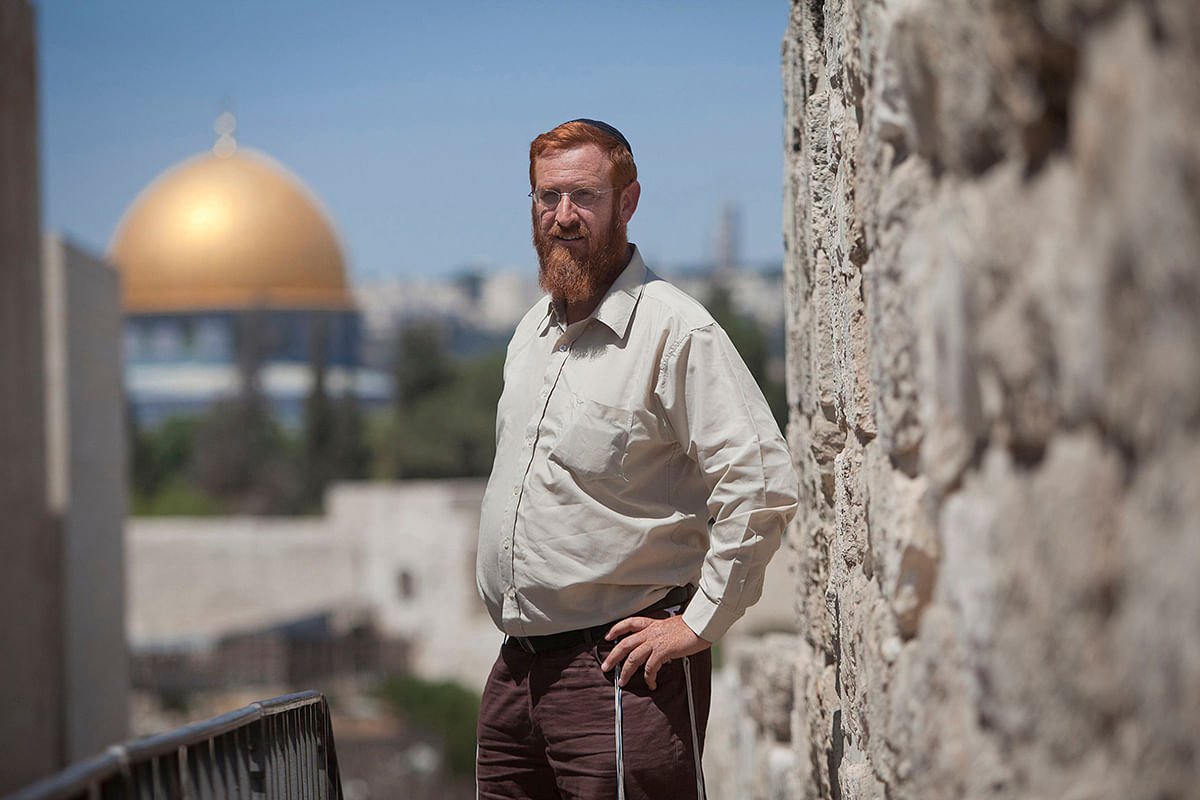 Yehuda Glick, an activist of the "temple mount faithful" group, poses for a photo in Jerusalem June 30, 2011. Glick was shot and severely wounded in Jerusalem on October 29, 2014 as he left a conference promoting a Jewish campaign to permit praying at a compound in the Old City that that has become a flashpoint as both Jews and Muslims regard it as a holy site, Israeli officials said. Israeli police shot dead a Palestinian on Thursday after he fired at them resisting arrest in East Jerusalem hours after the attempted assassination of a far-right Israeli activist, police said. This Reuters photo was taken June 30, 2011.