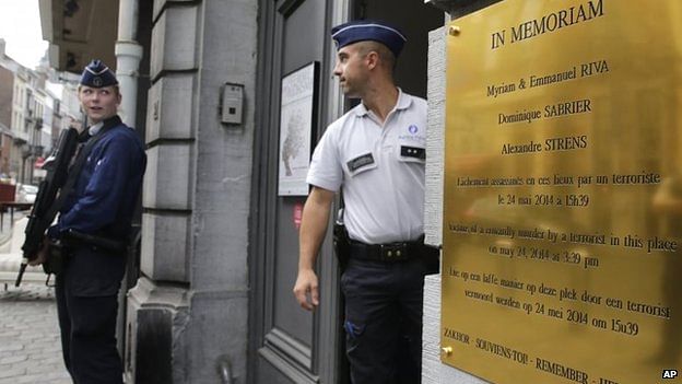 A Jewish museum in Brussels was attacked by a French gunman in May and reopened in September. Photo: AP