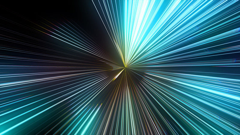 Light beams (stock illustration). Photo taken from Science Daily