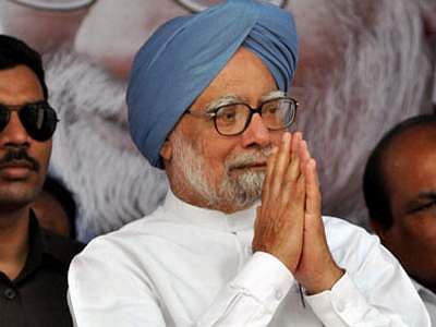 Prime Minister Manmohan Singh. The photo is taken from NDTV.