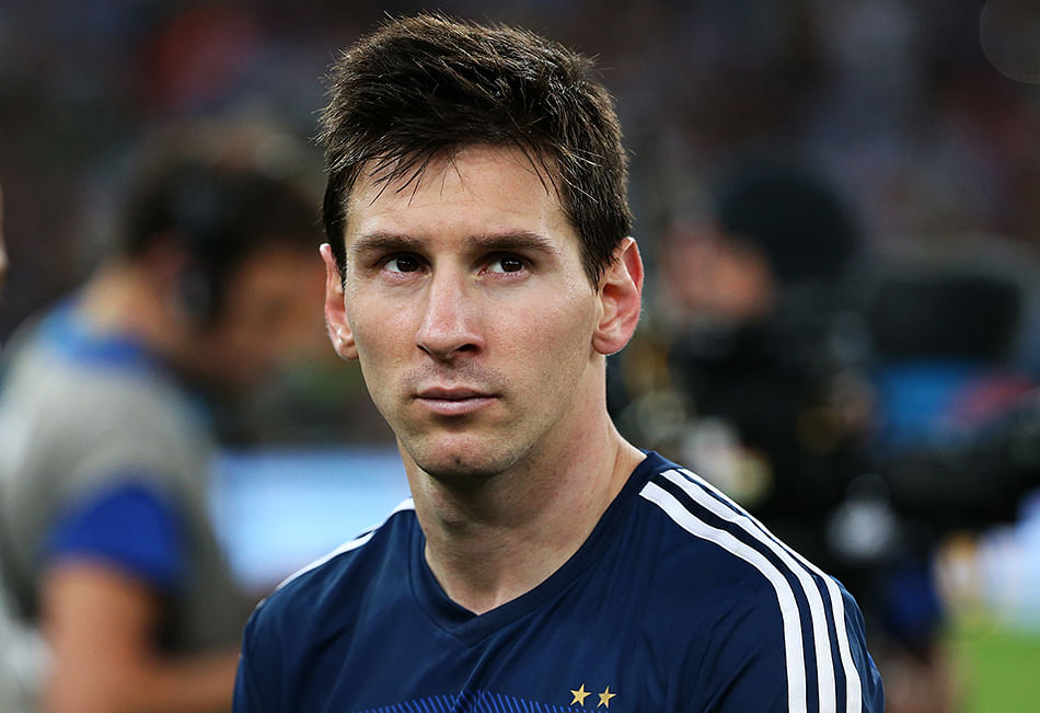 Lionel Messi of Argentina looks on after losing the 2014 FIFA World Cup Brazil Final match between Germany and Argentina at Estadio Maracana on July 13, 2014 in Rio de Janeiro, Brazil. Photo: Getty Images