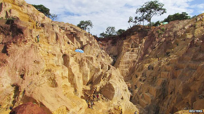 Seleka rebels are operating the Ndassima gold mine illegally. Photo: Reuters