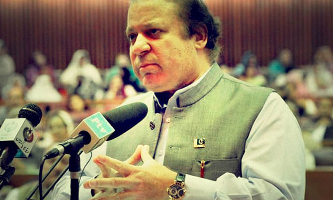 The prime minister will discuss the political crisis during the joint session. Dawn file photo