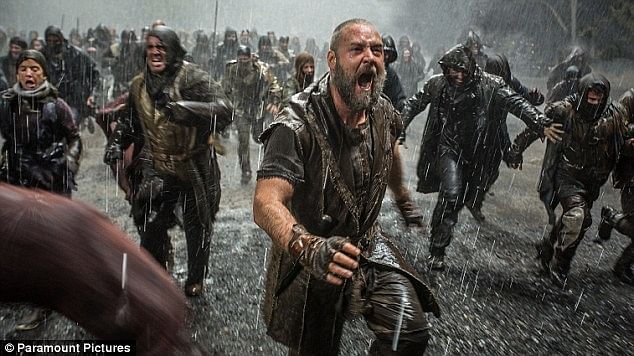Fatwa: Noah, a blockbuster starring Russell Crowe, pictured, has been banned in three Arab countries and three more could soon follow after a fatwa was issued against it by leading figures in Sunni Islam