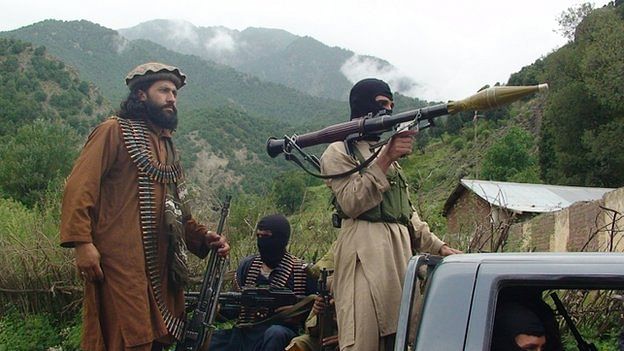Militants based themselves in Pakistan's tribal areas, where many foreign fighters also settled. Photo: BBC