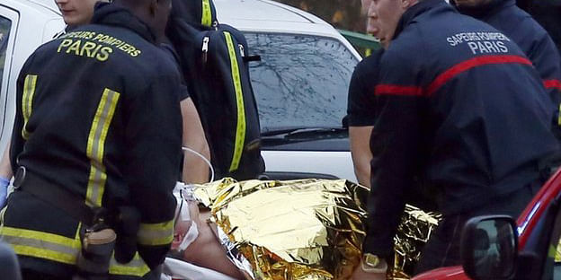 A man was also seriously injured in the shooting. Photo: AFP/BBC