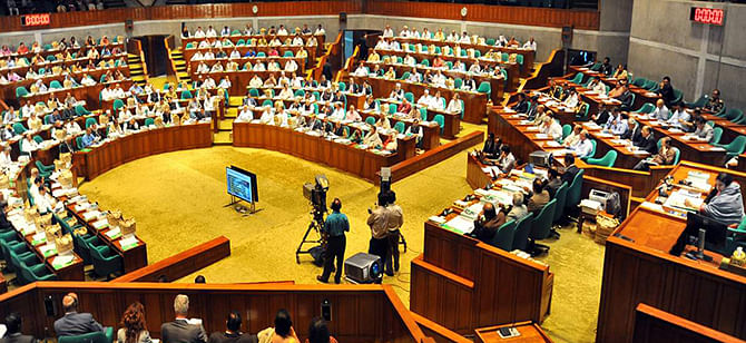 The National Parliament of Bangladesh. Star file photo