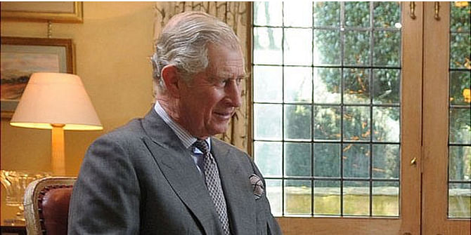 Prince Charles also discussed the work of his charity. Photo: BBC