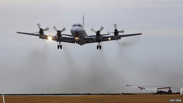 Search flights have been taking off from RAAF Base Pearce in Western Australia as search for the missing plance continues. Photo: Reuters