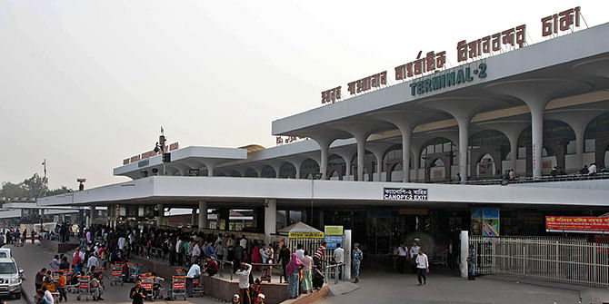 Hazrat Shajalal International Airport in Dhaka. Star file photo