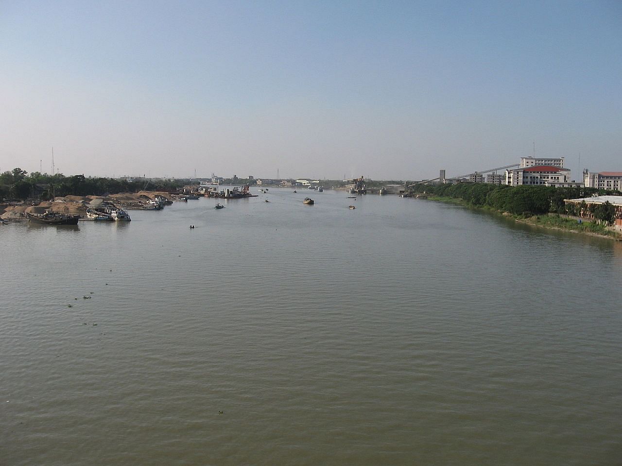 Shitalakhhya river in Narayanganj