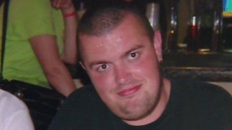 A Facebook apparently dedicated to Liam Sweeney was set up, hosting spam. The photo is taken from BBC Online