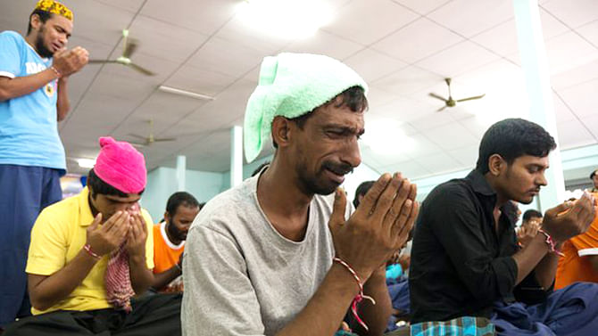 Ayub, another Bangladeshi trafficking victim, was threatened with death by his captors. Photo: BBC 