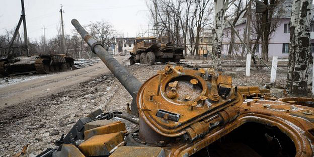 Rebels moved into the town of Vuhlehirsk after ferocious fighting. Photo: AFP