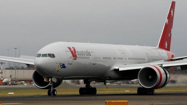 Virgin Australia denies allegation there was human waste leaking. Photo taken from BBC