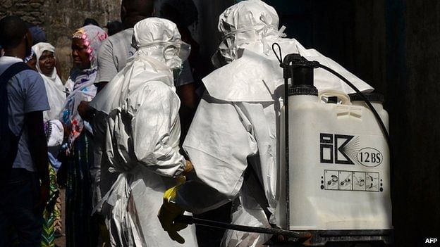 The WHO says there have been more than 21,700 reported cases of Ebola in the outbreak. Photo: BBC/AFP