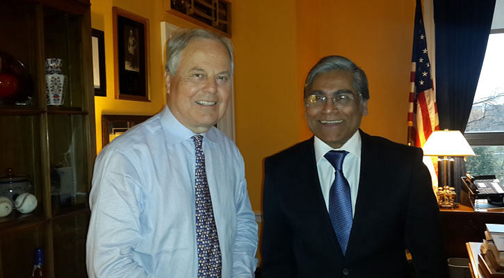 Mohammad Ziauddin meets US Congressman Ed Whitfield. Photo: Courtesy